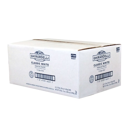 Ghirardelli Ghirardelli Classic White Can Frappe 3.12lbs, PK6 66201